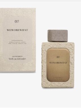 WeWoreWhat 001 Textured Beige Bottle with Gold Plaque